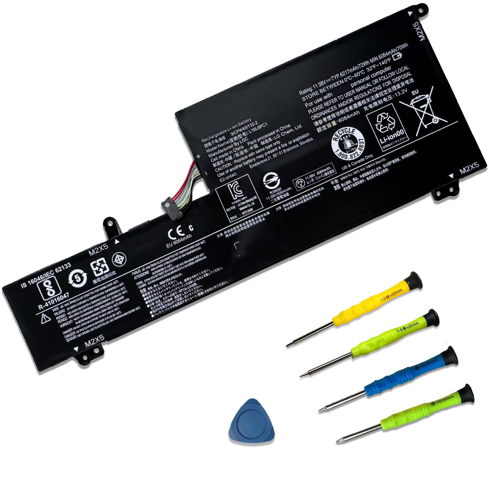 Amazon.com: L16L6PC1 Laptop Battery Replacement for Lenovo Yoga